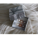 3 Pairs of Pearl Stud Earrings
