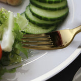 180pcs Gold Plastic Disposable and Reusable Cutlery