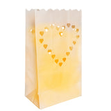 Heart Design White Paper Decorative Lanterns