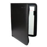A5 PU Faux Black Leather Journal with Calculator