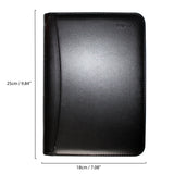 A5 PU Faux Black Leather Journal with Calculator