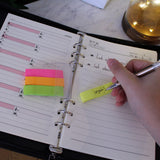A5 PU Faux Black Leather Journal with Calculator