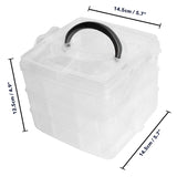 3 Tier Clear Plastic Storage Box