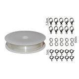 Kurtzy 382 Pcs Children DIY Beads Set Bracelet Bead Art & Jewellery Making Tool - Bead String Making Set with Assorted Shape Pop Beads, A-Z Letter Beads, Elastic Cord, Jump Rings, Lobster Clasp & Box