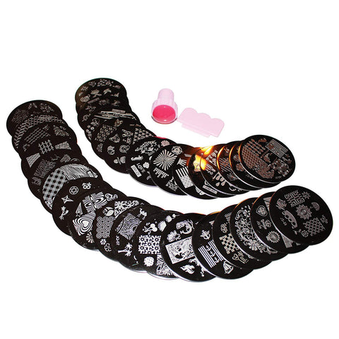 Nail Art Design Stamp Plates Kit