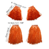 Kurtzy 10 pcs Hula Skirt and Flowers - Hawaiian Fancy Dress Costume for Women - Grass Skirt - Lei Hawaiian Set of Skirt, Top, Legband, Armband and Neckband - Lei Fancy Dress Costume
