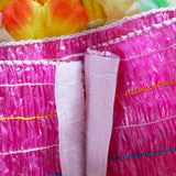 Kurtzy 10 pcs Hula Skirt and Flowers - Hawaiian Fancy Dress Costume for Women - Grass Skirt - Lei Hawaiian Set of Skirt, Top, Legband, Armband and Neckband - Lei Fancy Dress Costume