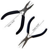 Kurtzy Pliers Set of 6 Piece -Plier Set with Nipper, Wire Cutter, Needle Nose Pliers, Round Nose Pliers, Flat Nose Pliers - Mini Precision Pliers Set for Jewellery Making Kit, Electrical Tool