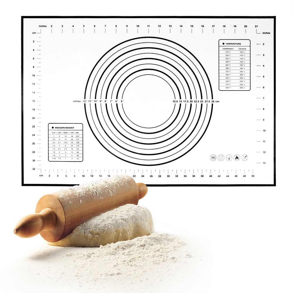 White and Black Silicone Mat