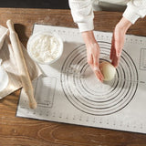 White and Black Silicone Mat