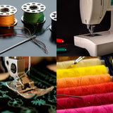 64-Piece Polyester Sewing Thread Spool Set