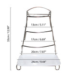 Kitchen Pan Lid Holder and Organiser - Stainless Steel Saucepan Lid Storage ? Wall or Door Mounted Kitchen Accessories Holds 4 Lids