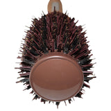Kurtzy 25cm Ceramic Round Hair Brush - Round Barrel Boar Bristles Radial Hair Brush for Hair Drying, Straightening, Curling, Bobs - Blow Drying Hairbrush with Nylon Bristles for Men and Women