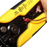 Kurtzy Wire Stripper Plier - 5 in 1 Multifunctional Crimping Tool - Automatic Terminal Ratchet Crimping Plier - Self Adjusting Cable Cutter for Stripping, Crimping and Cutting up to 24 AWG Hand Tool