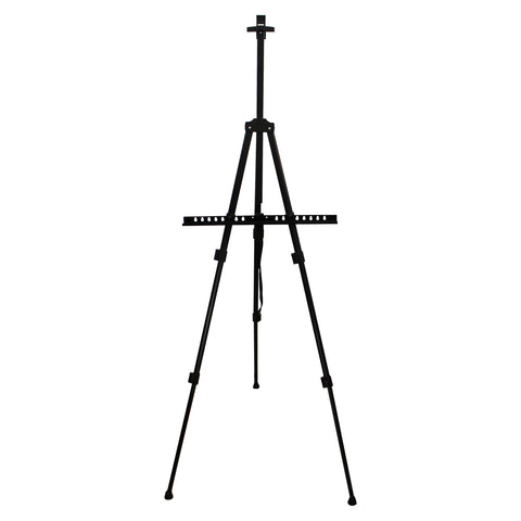 Kurtzy 4 pack Easel Stand of Size 165cm (64.96") - Collapsible Aluminum Telescopic Artist Easel - Studio Painting Easel Tripod Display for Drawing Board, Outdoor & Indoor Sketching, Painting Display