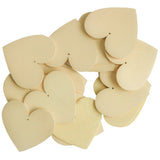 Blank Wooden Heart Decor