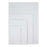 Kurtzy Canvas Board - 4 pcs Blank Canvas Set - Artist Canvas Frame - Pre-Stretched Canvas - Acrylic Painting Boards with Stretched Canvas for Artwork (70 x 49.5cm, 40 x 49.5cm, 30 x 40cm, 20 x 30cm)