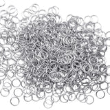 7mm Silver Plated Closed Jump Rings Bulk Set