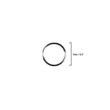 7mm Silver Plated Closed Jump Rings Bulk Set