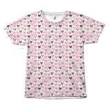 Multiplied Cupid Heart All Over Tees