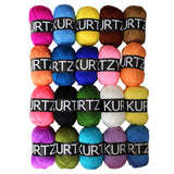 20 Piece Knitting Crochet Yarn Set