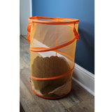 Belle Vous 4 pcs Laundry Baskets - Mesh Laundry Bag - Collapsible Laundry Bin with carry handle - Foldable Laundry Hamper - Pop Up Laundry Basket in four Colors - Washing Basket - Laundry Storage