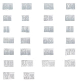 Alphabet Icing Stamps