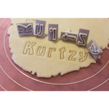 Alphabet Icing Stamps