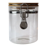 Kurtzy 800ml Clip Top Glass Storage Preserving Jars with Airtight Seal Lid and Clip Closure - Small Canister Organiser Jar for Preserving Food, Herbs, Spices, Pasta, Rice and More - Easy to Clean