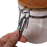 Kurtzy 800ml Clip Top Glass Storage Preserving Jars with Airtight Seal Lid and Clip Closure - Small Canister Organiser Jar for Preserving Food, Herbs, Spices, Pasta, Rice and More - Easy to Clean