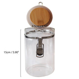 Kurtzy 800ml Clip Top Glass Storage Preserving Jars with Airtight Seal Lid and Clip Closure - Small Canister Organiser Jar for Preserving Food, Herbs, Spices, Pasta, Rice and More - Easy to Clean