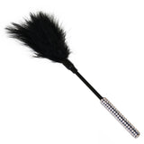 Mason and Chase Single Feather Tickler - Tease Toy Ticklers for Men and Women - Spanking Slapper, Flirting Feather - Feather Teaser perfect for Back, Foot and Body Massage