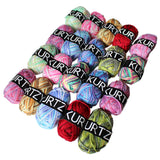 Multicolour Knitting Crochet Yarn Set