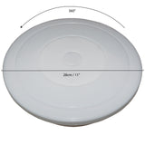 Professional White Cake Turntable Display Stand