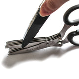 Kitchen Shears & 5 Blade Herb Scissors Set