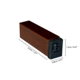 Rubber Wooden Alphabet Ink Stamps Set