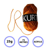 20 Piece Striped Knitting Crochet Yarn