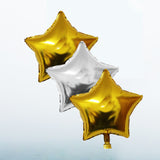 Happy Birthday Balloon Set: Gold & Silver