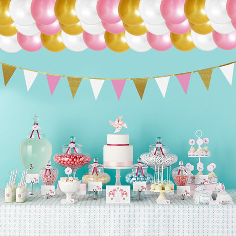 101 Piece Party Balloon and Banner Decorations Set