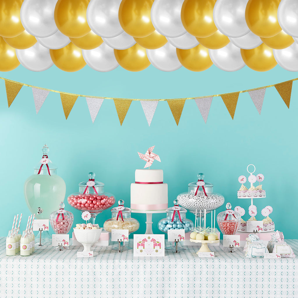 101 Piece Party Balloon and Banner Decorations Set
