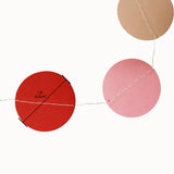 Pink Tissue Paper Pom Pom with Banner Decorations Set