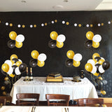 Party Balloons and Circle Bunting Banner Decorations