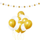 Party Balloons and Circle Bunting Banner Decorations