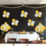 Party Balloons and Circle Bunting Banner Decorations