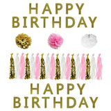 Tassel, Banner, & Pom Pom Party Supply Set