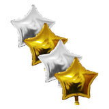 Banner Set: Gold & Silver Happy Birthday