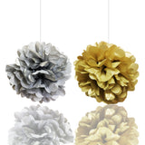 Banner Set: Gold & Silver Happy Birthday
