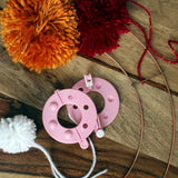4 Piece Plastic Pom Pom Maker Kit with Assorted Sizes