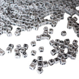 1000 Pack of White Alphabet Beads
