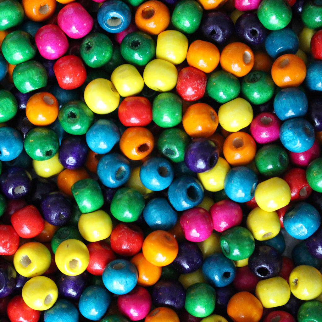 1000 Pack of Wooden Beads